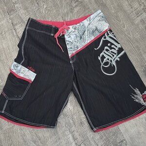 Andy Iron Vintage  Billabong Andy Irons Board Shorts